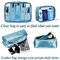 5 1 PVC Deri Seyahat Şeffaf Kozmetik Çantaları